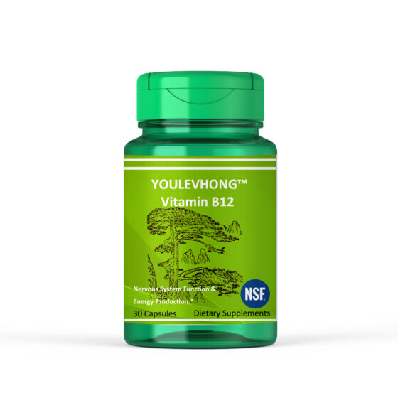 2026 YOULEVHONG Vitamin B12 5000mcg for Energy & Nerve Support–120 Vegan Capsules