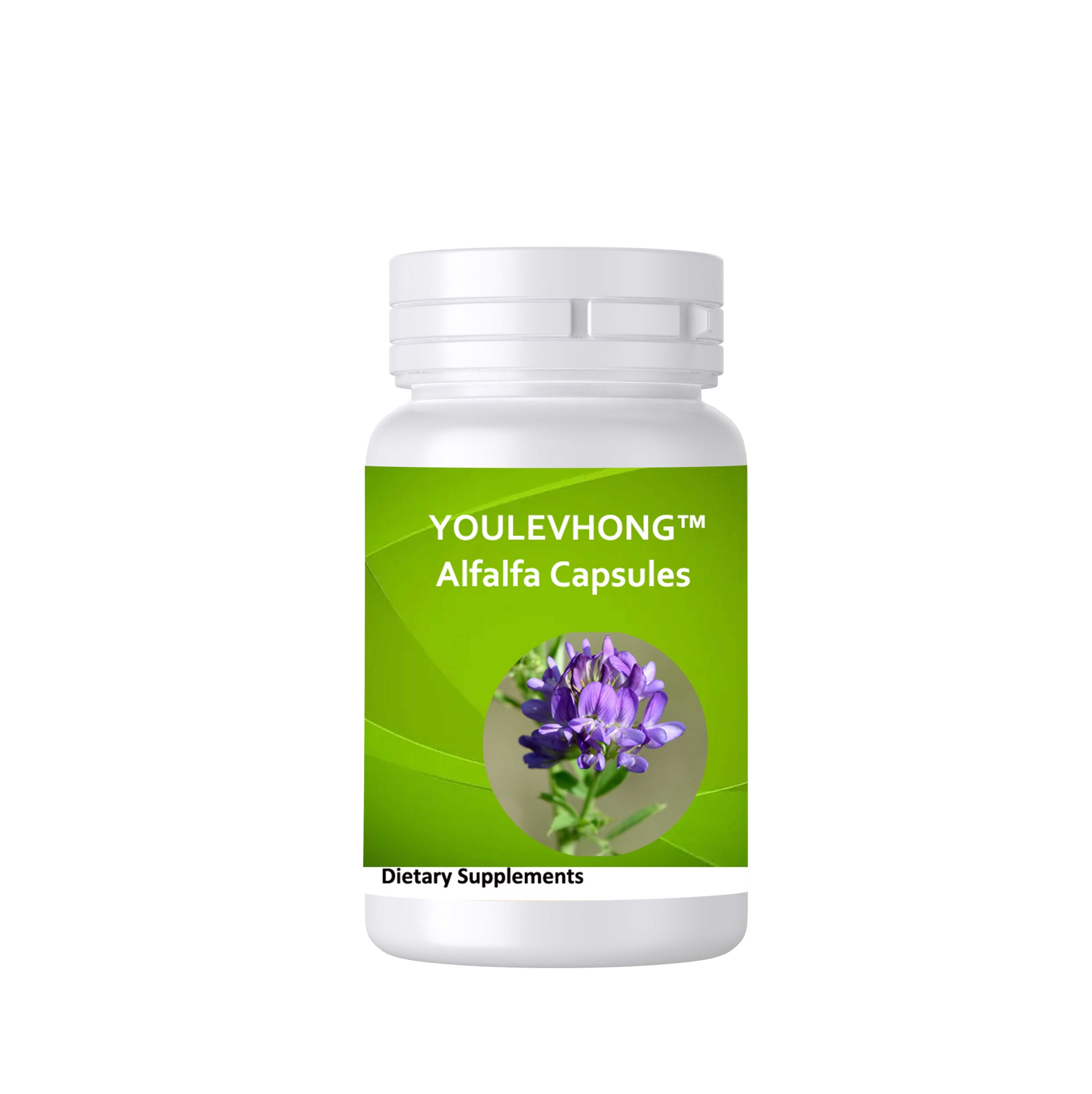 YOULEVHONG Alfalfa Pills - Organic Alfalfa Leaf Dietary Supplement to Support Immune System, Detoxification of Body and Wellne