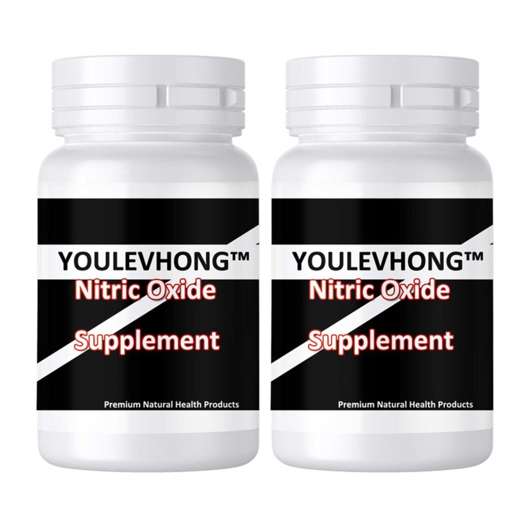 YOULEVHONG Nitric Oxide Supplement (60 Vegan Capsules) for Blood Flow, Vascular Health & Workout Support