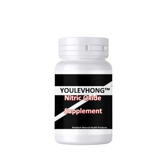 YOULEVHONG Nitric Oxide Supplement (60 Vegan Capsules) for Blood Flow, Vascular Health & Workout Support