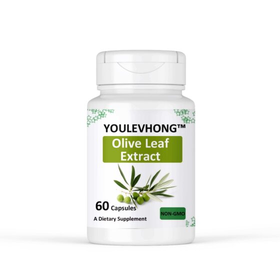 YOULEVHONG Olive Leaf Extract 750mg - Immune Support | Antioxidant Formula (60 Vegan Capsules)